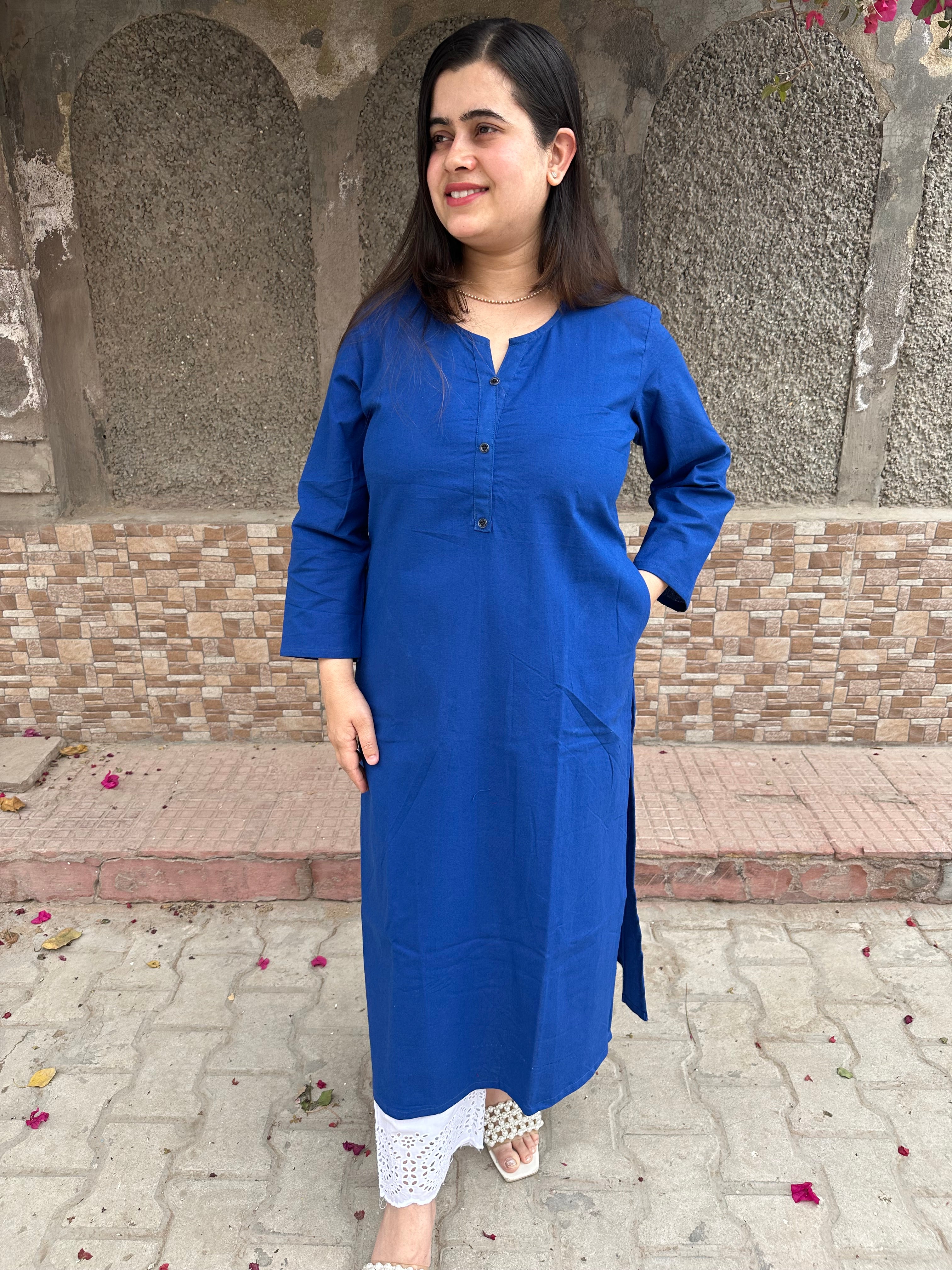 Airy Linen Long Kurta