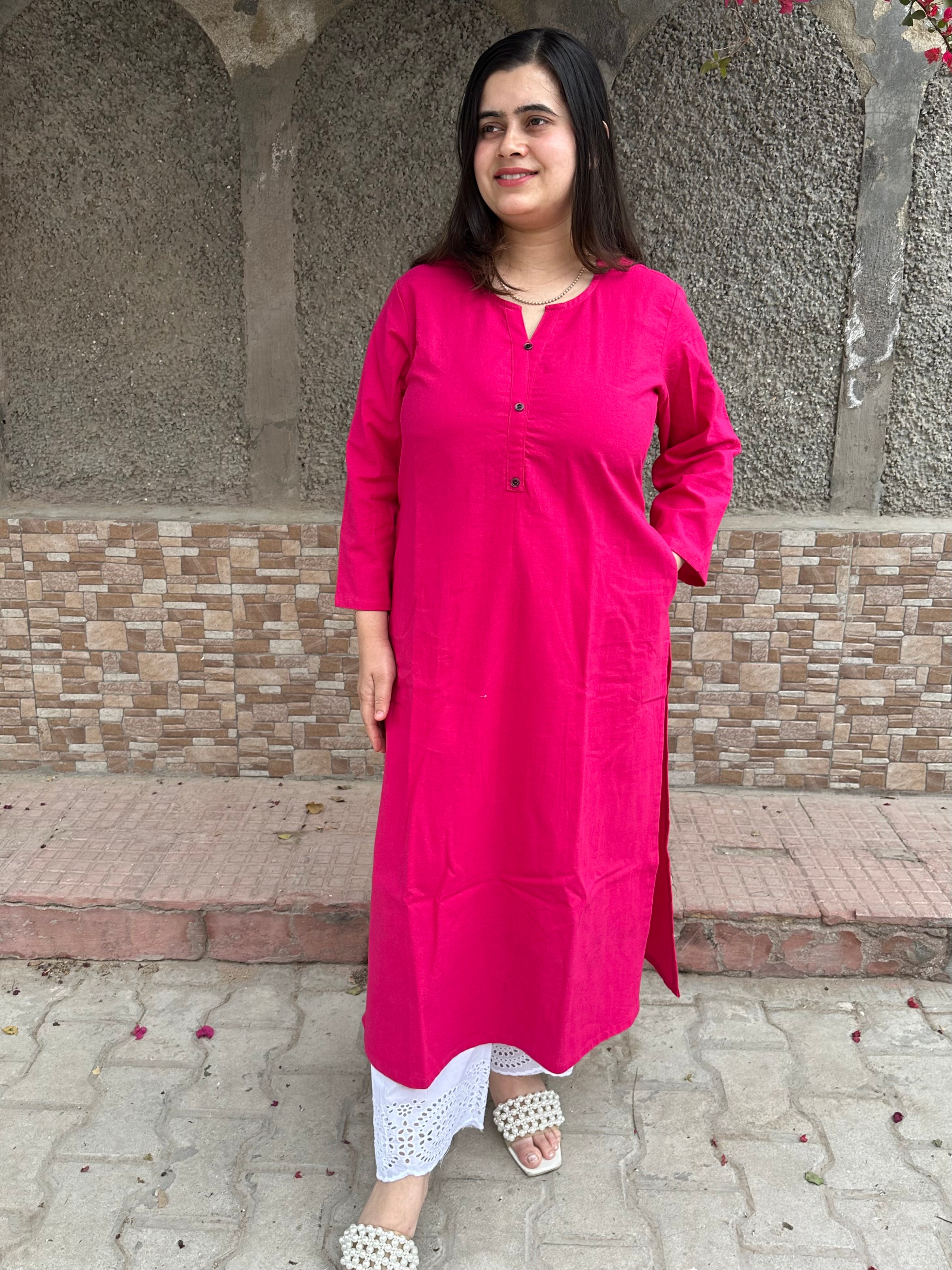 Airy Linen Long Kurta