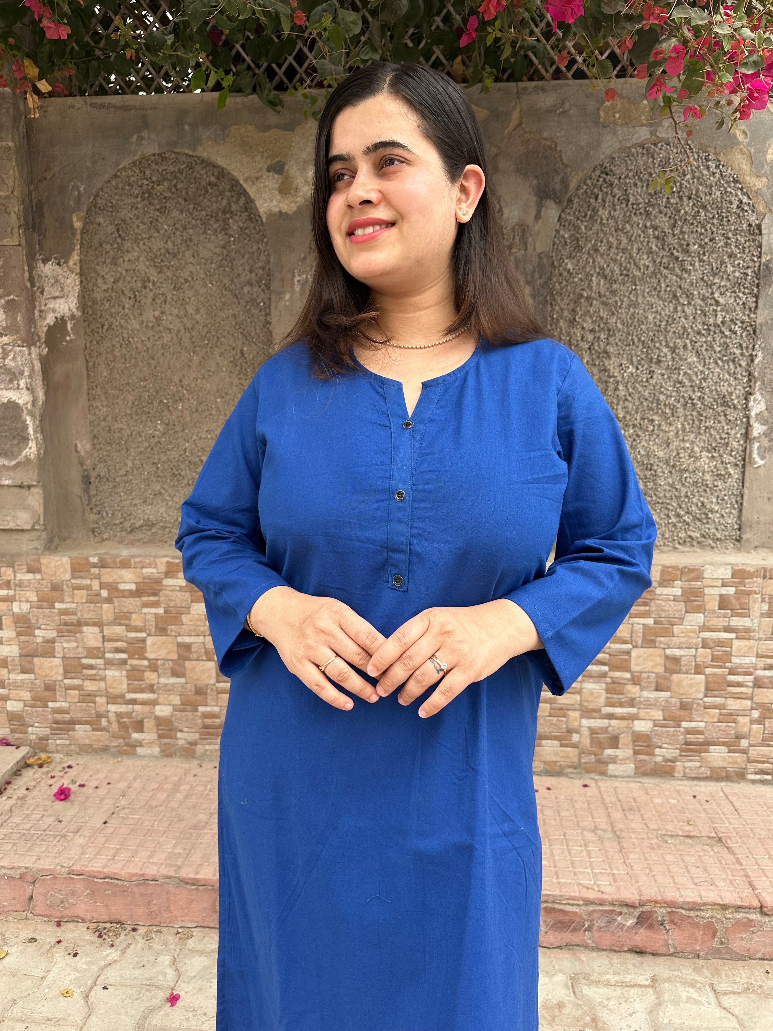 Airy Linen Long Kurta