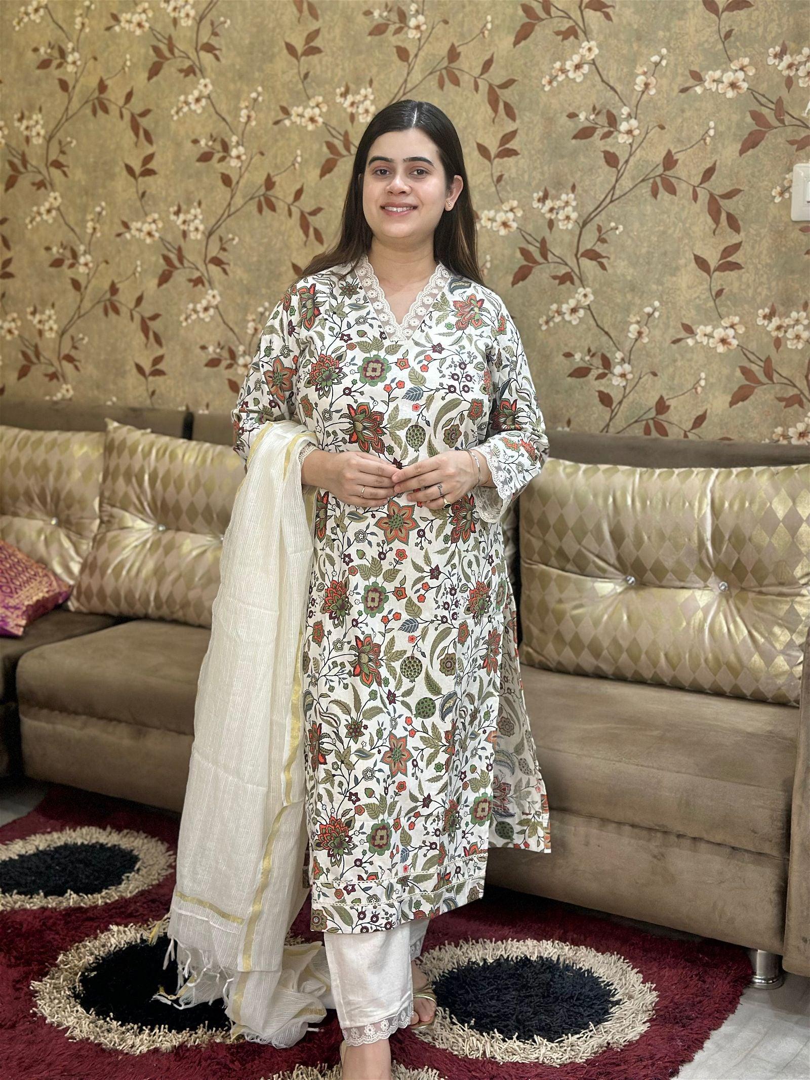 Cotton Kurta Set - Vijay Laxmi