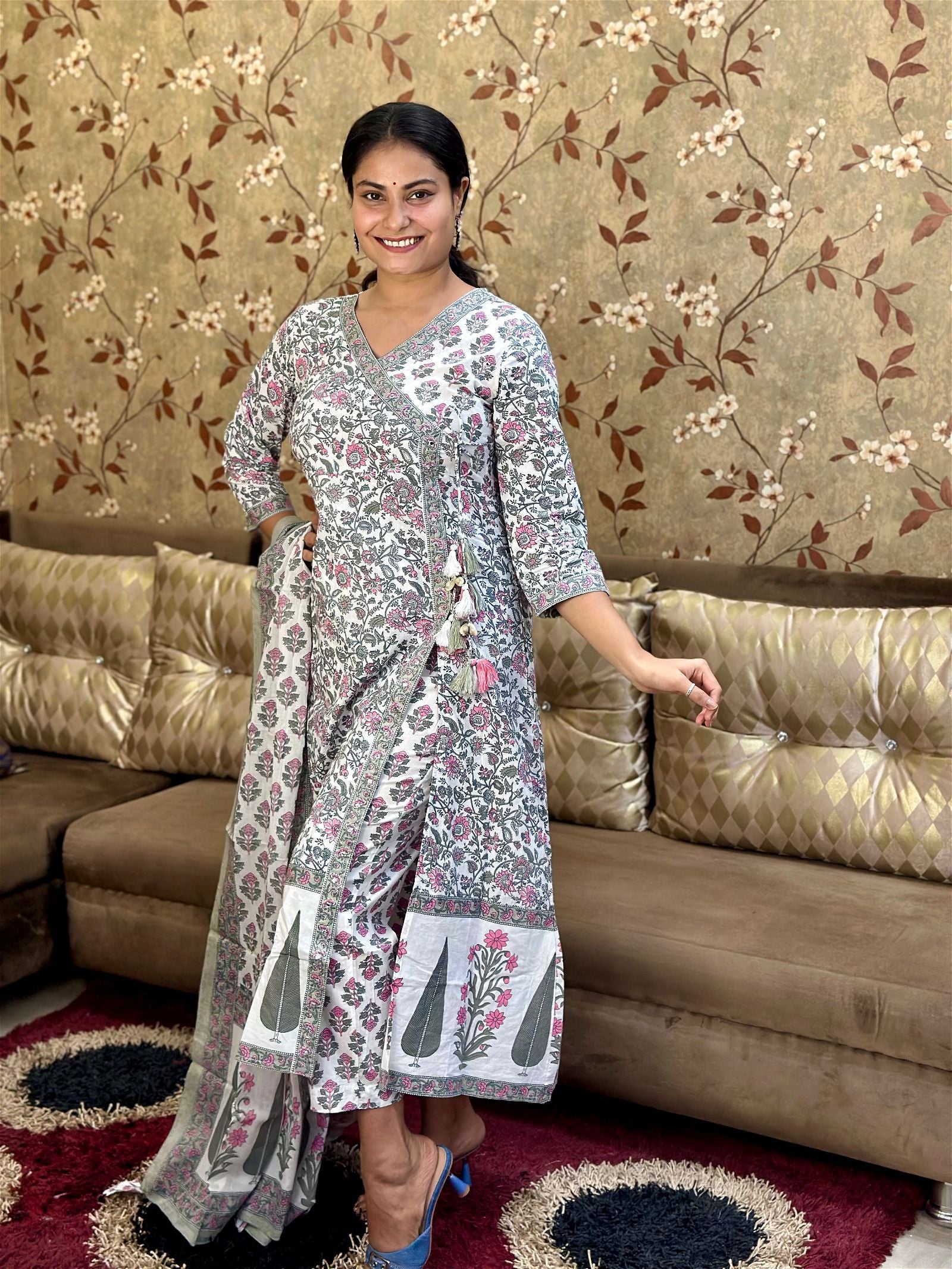 Cotton Suit Set For Women - Vijay Laxmi