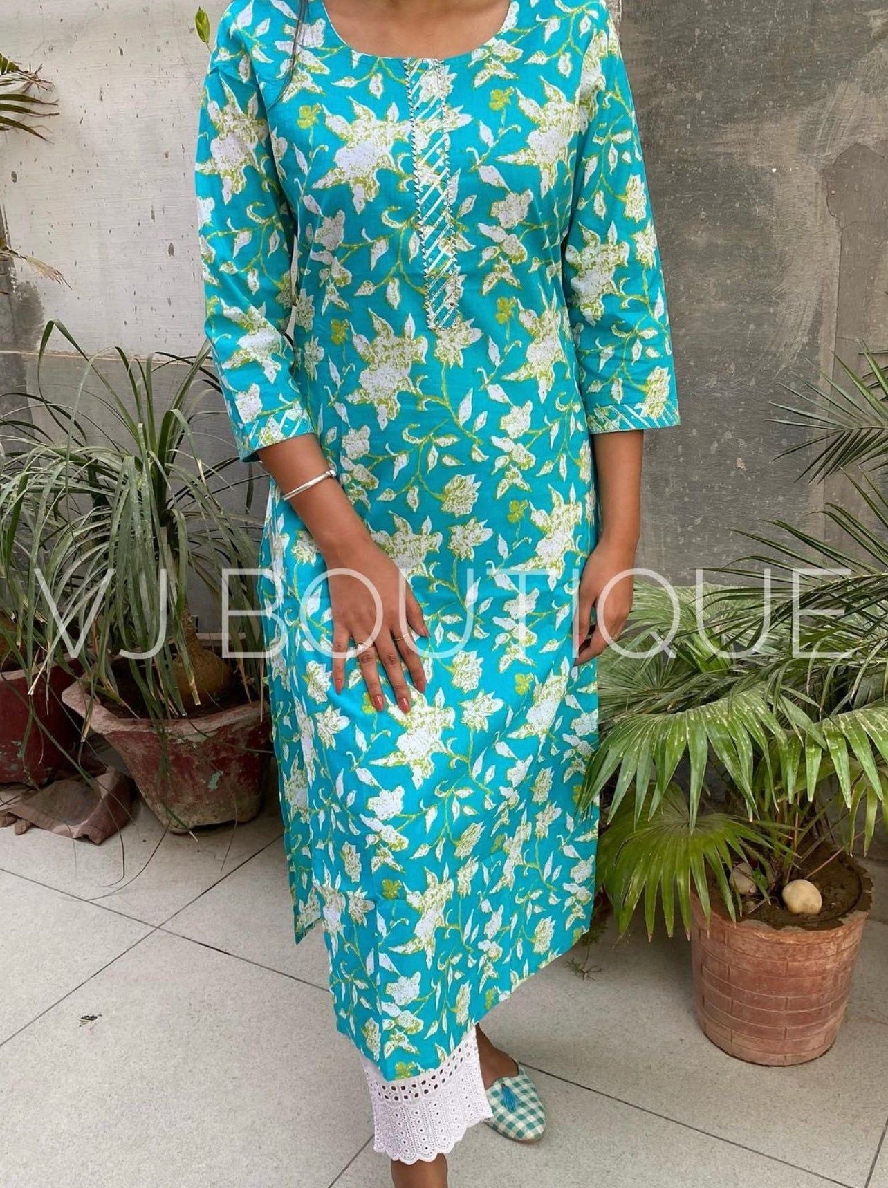 Jaipur Print Kurti IKT03 - Vijay Laxmi