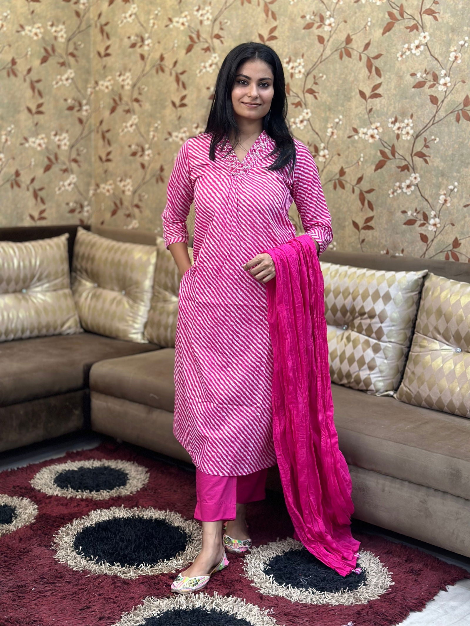 Premium Cotton Suit For Women - Vijay Laxmi